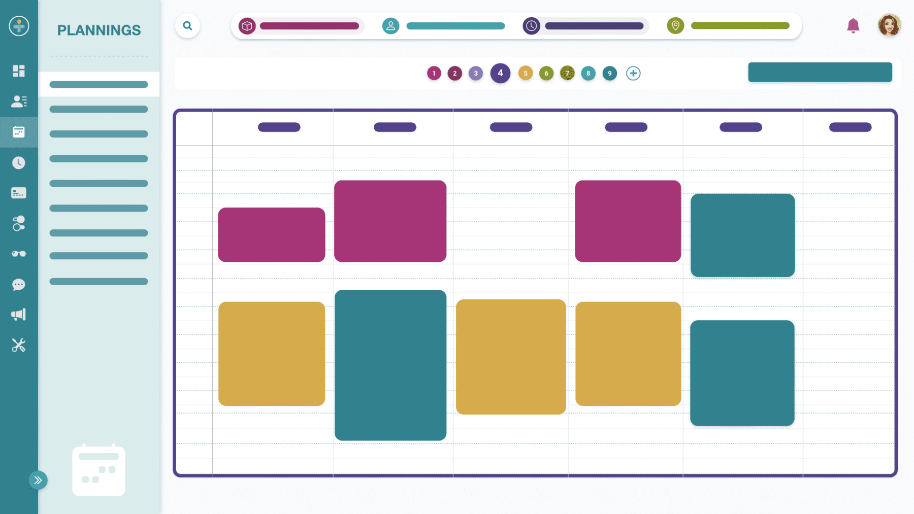 Planning cabinets medicaux