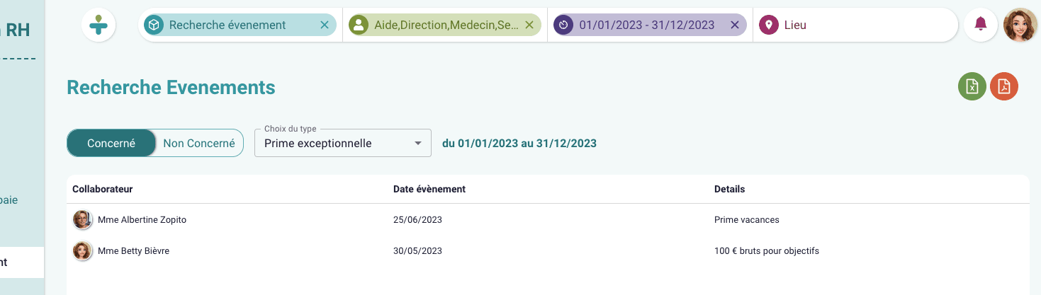 Recherche-Event Recherche-Event