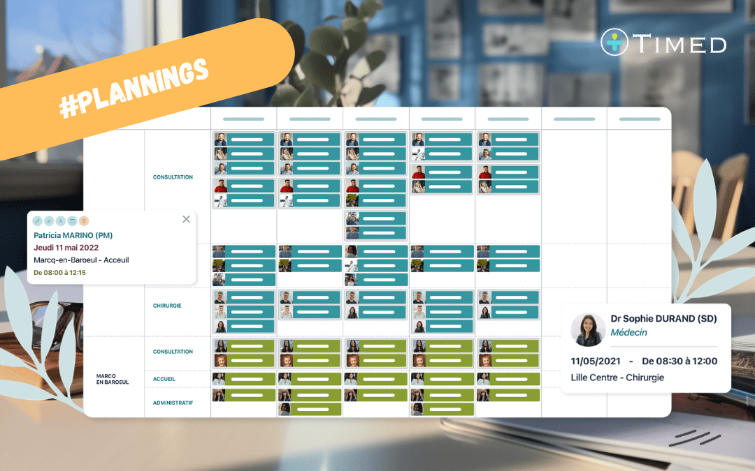 Planning collectif dans les cabinets de groupe