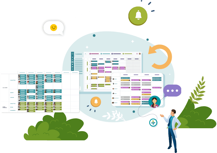 Logiciel de Planning pour médical Timed RH