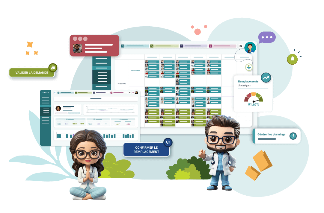 Timed, SIRH et planning pour les cabinets médicaux
