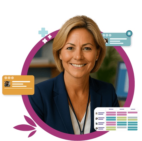 Une responsable RH dans un centre medical